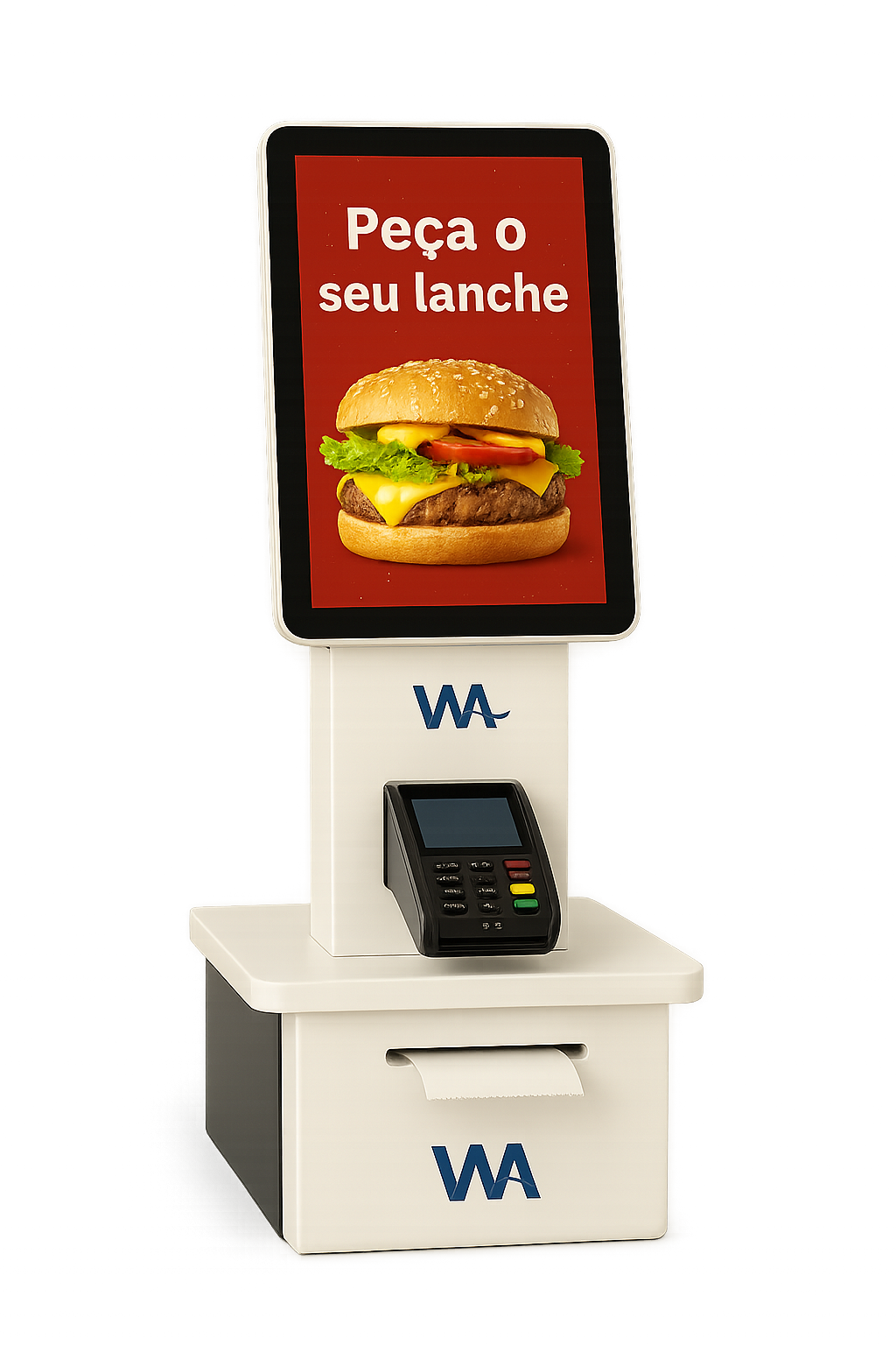 Imagem de um quiosque interativo